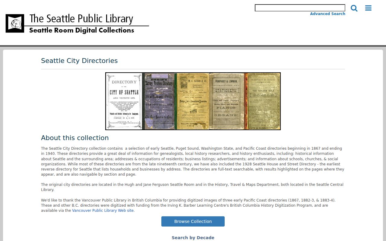 Puyallup city directory regional digital collection